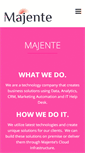 Mobile Screenshot of majente.com